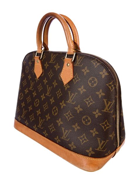 vintage lv alma bag.